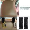 2Pcs Non Slip Stroller Hooks for Secure Bag Hanging Heavy Duty Pushchair Hangers for Nursery Bags Shopping Grocery Bags Compatible with Bike and Motorbike Handles view 4