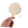 Abaodam 6Pcs Unpainted Wood DIY Rattle Drum for Boy Girl Handmade Musical Instruments for Creative Painting and Crafting Wooden Percussion Toys for Parent-boy Girl Activities and Educational Play view 4
