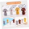 20Pcs Cute Dog Shaped Erasers Fun Cartoon Pencil Erasers for Creative School Supplies for and Classroom Activities view 3