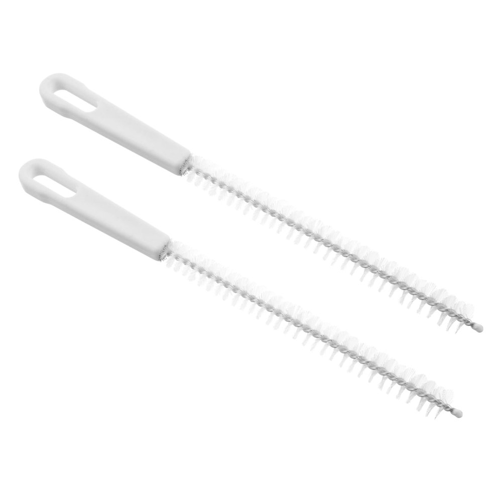 2Pcs Versatile Long Straw Cleaner Brush Flexible Drain Brush for Kitchen Sink Shower and Bottles Hair and for Hard to Reach Spaces