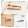 4pcs Miniature Dollhouse Ladder: 1:12 Scale Wooden Furniture for Toy Houses Fairy Garden Scenes - Dollhouse Furniture Prop view 2