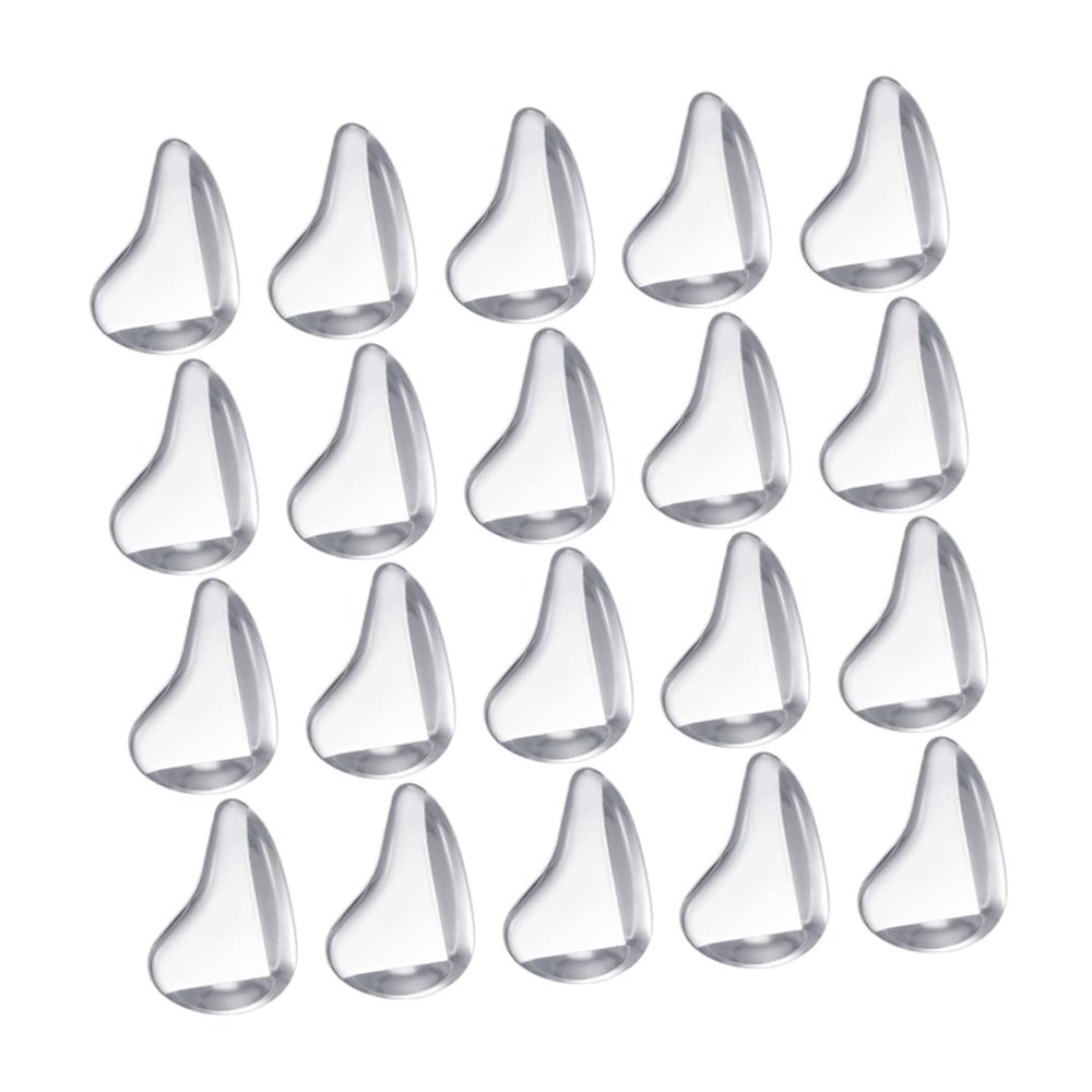 20Pcs Corner Protectors for Proofing Transparent Thick Safety Bumpers for Tables Desks Cabinets for Homes Nurseries and Schools