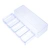 Kisangel 1Pc Transparent Mahjong Chips Storage Box Organizer with Five Design for Easy Classification Lightweight and Portable Game Chip Container view 1