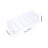 Kisangel 1Pc Transparent Mahjong Chips Storage Box Organizer with Five Design for Easy Classification Lightweight and Portable Game Chip Container view 2