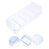 Kisangel 1Pc Transparent Mahjong Chips Storage Box Organizer with Five Design for Easy Classification Lightweight and Portable Game Chip Container view 4