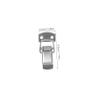 10Pcs Durable Stainless Steel Toggle Latch Secure Locking Clasp for Toolboxes Cases Effortless Operation Versatile Use view 2