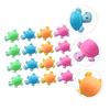 18Pcs Adorable Cartoon Turtle Erasers Portable and Lightweight for Students and Office Use Kindergarten and Fun Stationery Accessory view 4