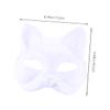 Abaodam 12Pcs DIY Blank Pulp Animal Masks Creative Cartoon Masks for Painting Parties Festivals and Performances view 2