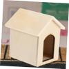 1Pc Small Mini House Model DIY Dog House Adornment Portable Miniature Dollhouse Kit for Creative Projects and Home Decor view 4