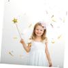 2Pcs Star Shape Fairy Wand Premium Creative Wand for Dress Up Parties and Halloween Costumes Smooth Surface Lightweight for Grown Ups view 2