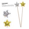 2Pcs Star Shape Fairy Wand Premium Creative Wand for Dress Up Parties and Halloween Costumes Smooth Surface Lightweight for Grown Ups view 3