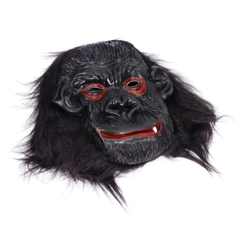 1Pc Scary Gorilla Mask for Halloween Costume Parties for Cosplay Decorative Mask Easy to Wear Face Cover for Costume