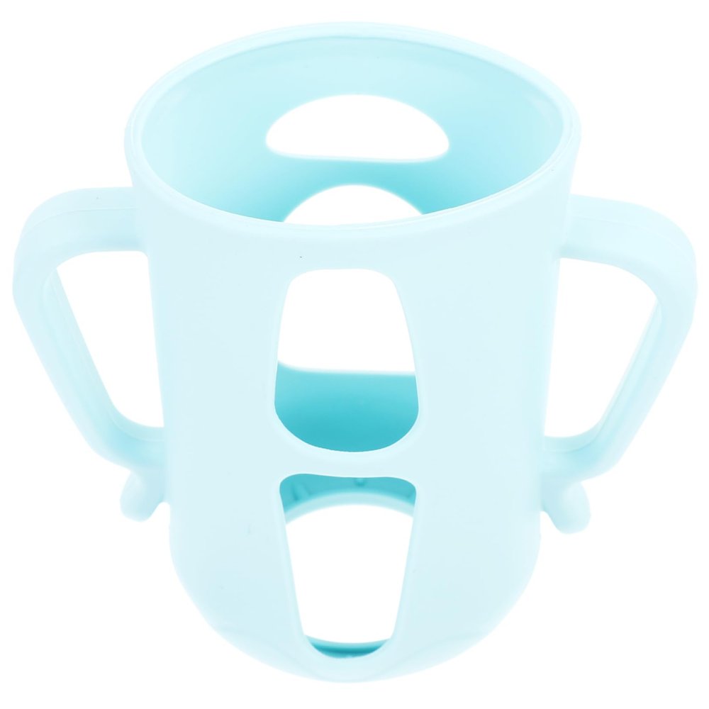1Pc Cartoon Silicone Sleeve for Milk Bottle Scald Non Slip Feeding Bottle Protector Shockproof Design for Attractive