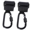 2Pcs Heavy Duty Stroller Hooks Pushchair Bag Holder for Diaper Bags Lightweight and Non Slip Design Supports Up for Strollers and Shopping Carts view 4