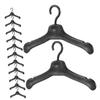 150pcs Doll Hangers: Plastic Doll Garment Holders Miniature Outfit Hanger Dollhouse Clothes Accessories for Dollhouse Closet Gown Dress Outfit Organization Role Play view 1