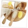 1Set Bathing Bath Brush Kit with Soft Bristle Comb for Gentle Shampooing and Scalp Massage for Newborns and Boy Girl Keeps Hair Clean and Healthy view 3