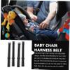 3Pcs Adjustable High Chair Straps Secure Chair Harness Belt for Portable Safety Strap for Home Restaurant Outdoor Use view 3
