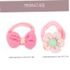 12Pcs Floral Bow Hair Ties for Elastic Ponytail Holders Hair Accessories for Birthdays Parties Everyday Use view 2