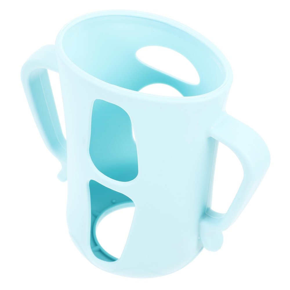 1Pc Silicone Milk Bottle Protective Sleeve Easy to Install Feeding Bottle Cover Slip Resistant Design for Convenient Grip Durable and Protector