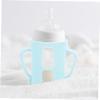 1Pc Silicone Milk Bottle Protective Sleeve Easy to Install Feeding Bottle Cover Slip Resistant Design for Convenient Grip Durable and Protector view 2