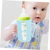 1Pc Silicone Milk Bottle Protective Sleeve Easy to Install Feeding Bottle Cover Slip Resistant Design for Convenient Grip Durable and Protector view 3