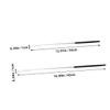 2Pcs Metal Puppet Control Rods Hand Puppet Arm Sticks for Performances Creative Expression and Interactive Learning Theater and Education view 2