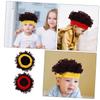 Didiseaon Cute Photography Wig Cap Soft Woolen Yarn Hat for Photo Props Comfortable Costume Accessory for Boys for Cosplay and Halloween view 4