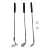 1Set Set Miniature Golf Clubs Balls for Dollhouse Decoration Material for Realistic Mini House Props Safe Comfortable Touch view 1