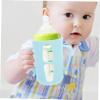 1Pc Silicone Milk Bottle Protective Sleeve Non Slip Bottle Cover Food Grade Silicone Cartoon Design Capacity view 3
