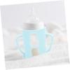 1Pc Silicone Milk Bottle Protective Sleeve Non Slip Bottle Cover Food Grade Silicone Cartoon Design Capacity view 4