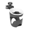 1Pc Sturdy Black Stroller Cup Holder Easy Install Trolley Bottle Rack for Water Bottles Compact and Portable Design for Outdoor Convenience Multi Purpose Cart Drink Holder view 1