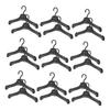 150pcs Miniature Hangers: Mini Doll Clothes Hangers Plastic Dollhouse Wardrobe Accessories for Doll Dress Gown Garment Holder DIY Craft Projects Pretend Play view 1