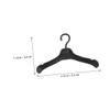150pcs Miniature Hangers: Mini Doll Clothes Hangers Plastic Dollhouse Wardrobe Accessories for Doll Dress Gown Garment Holder DIY Craft Projects Pretend Play view 2