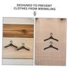 150pcs Miniature Hangers: Mini Doll Clothes Hangers Plastic Dollhouse Wardrobe Accessories for Doll Dress Gown Garment Holder DIY Craft Projects Pretend Play view 3