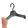 150pcs Miniature Hangers: Mini Doll Clothes Hangers Plastic Dollhouse Wardrobe Accessories for Doll Dress Gown Garment Holder DIY Craft Projects Pretend Play view 4