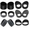 2pcs 29-48mm Rubber Eye Cups Microscope Eyecups Shields Eyepiece Cover Guards for Microscopes Telescope Birdwatching Scope(White) view 1