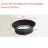 2pcs 29-48mm Rubber Eye Cups Microscope Eyecups Shields Eyepiece Cover Guards for Microscopes Telescope Birdwatching Scope(White) view 2