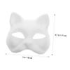 10Pcs DIY Set Blank Paintable Half Masks for Halloween Cosplay Parties Lightweight Comfortable Unique Design for Events Safe Sturdy Masks view 2