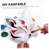 10Pcs DIY Set Blank Paintable Half Masks for Halloween Cosplay Parties Lightweight Comfortable Unique Design for Events Safe Sturdy Masks view 3