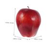 12Pcs Simulation Red Delicious Apples Realistic Fake Fruit Props for Home Decor Photography Table Centerpieces and Catering Events view 3