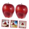 12Pcs Simulation Red Delicious Apples Realistic Fake Fruit Props for Home Decor Photography Table Centerpieces and Catering Events view 4