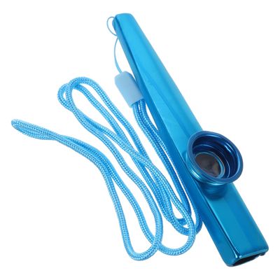 1Set Metal Kazoo for Easy to Learn Musical Instrument Kazoo with Flute Diaphragms for Guitar Ukulele Portable Design for Outdoor Fun