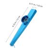 1Set Metal Kazoo for Easy to Learn Musical Instrument Kazoo with Flute Diaphragms for Guitar Ukulele Portable Design for Outdoor Fun view 2