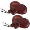 BESTonZON Finger Castanets Instrument Boys and Girls Castanet Rhythm Toys Musical Education Toys for Boys and Girls view 1