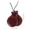 BESTonZON Finger Castanets Instrument Boys and Girls Castanet Rhythm Toys Musical Education Toys for Boys and Girls view 2
