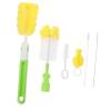 1Set Bottle Cleaning Brush Washing Brush Kit for Cleaning of Bottles Nipples and Straws Ergonomic Handle for Standard and Wide view 1