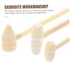 KESYOO 15pcs Mini Wooden Mallets Hammer for Boys for Interactive Play DIY Crafting and Coordination Development view 3