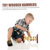 KESYOO 15pcs Mini Wooden Mallets Hammer for Boys for Interactive Play DIY Crafting and Coordination Development view 4