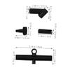 12pcs DIY Kite Replacement Tee Plastic Connectors Fixed Parts Accessories Easy to Carry Assemble All Ages Kite Enthusiasts (Black) view 2