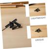 12pcs DIY Kite Replacement Tee Plastic Connectors Fixed Parts Accessories Easy to Carry Assemble All Ages Kite Enthusiasts (Black) view 3